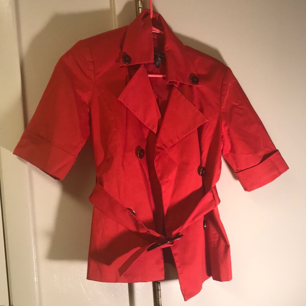 New York & Company Red Jacket Blazer